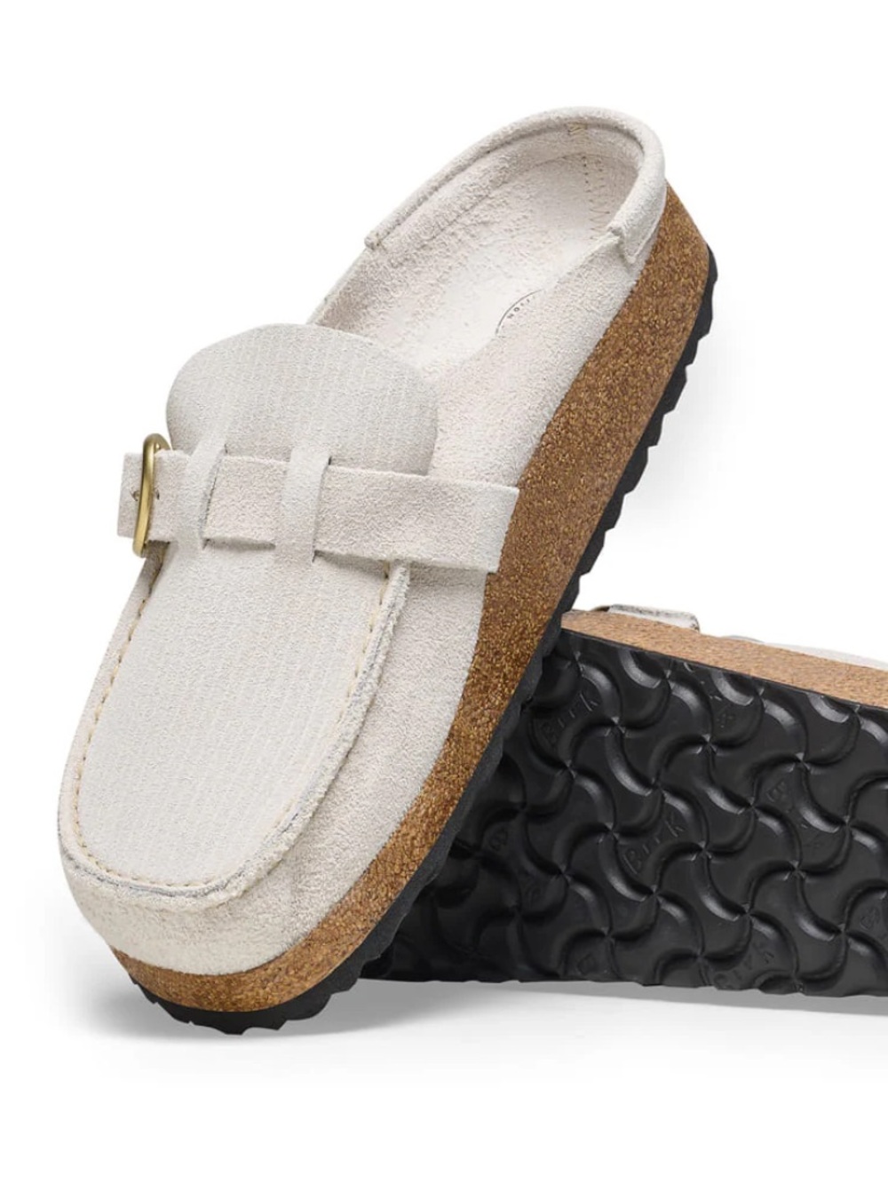 Birkenstock buckley clog suede corduroy